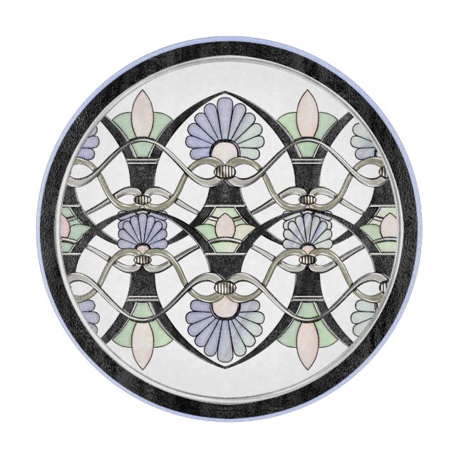 Art nouveau Pastel-Snäckor, Lilies & Black Arches (Framsidan)