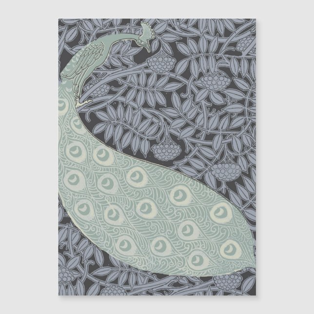 Art nouveau Peacock Classic Vintage Bird (Framsida)