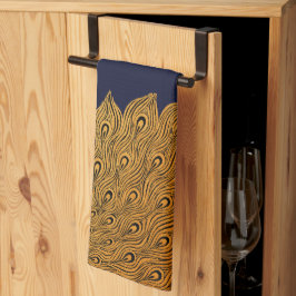 Art nouveau Peacock Will Bradley Kökshandduk