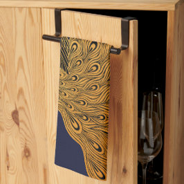 Art nouveau Peacock Will Bradley Kökshandduk