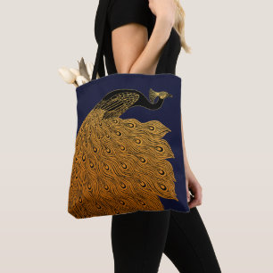 Art nouveau Peacock Will Bradley Tygkasse