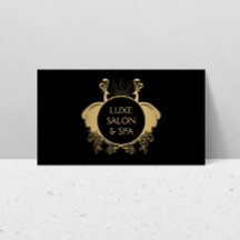 Art nouveau Peacocks Logotyp Guld/Black