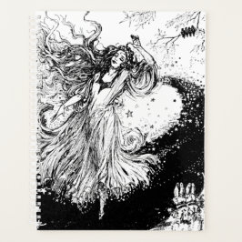 art nouveau Polychrome Oz Black and White