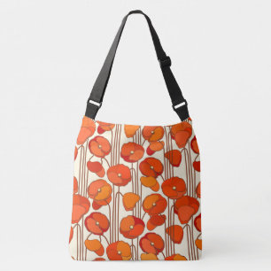 Art nouveau Poppies Kor-Body Bag Axelväska
