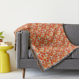 Art nouveau Poppies Throw Filt