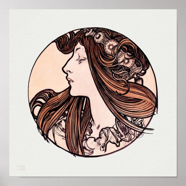 Art nouveau poster (Framsidan)