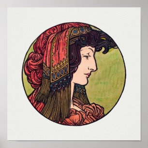 Art nouveau poster