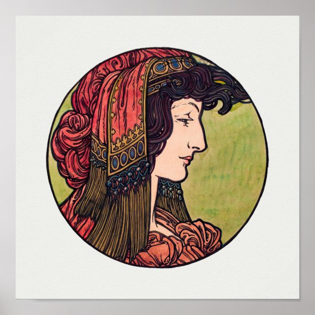 Art nouveau poster (Framsidan)