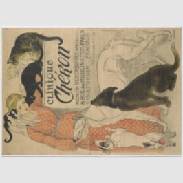 Art nouveau Poster 21 Pets Dam Decoupage