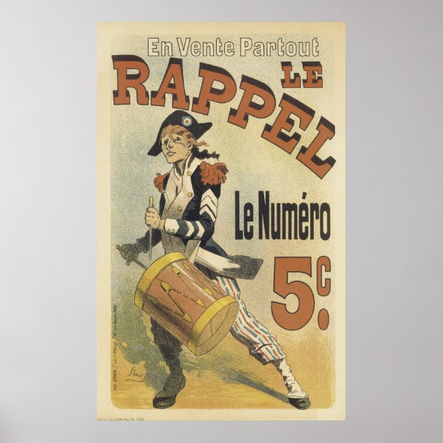 Art nouveau Poster - Annonsering (Framsidan)