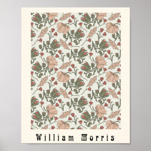 Art nouveau poster blommor av vintagen William Mor