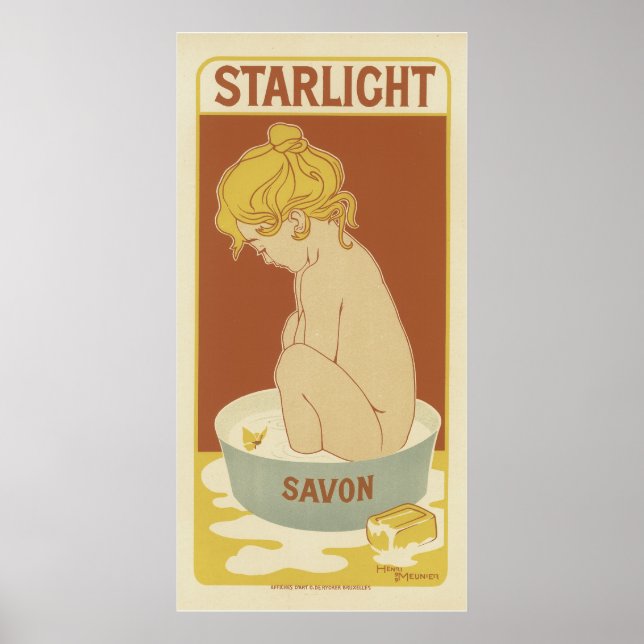 Art nouveau Poster - Starlight (Framsidan)
