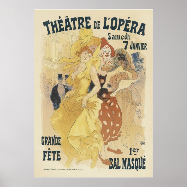 Art nouveau Poster - Theater de L'Opera (Framsidan)