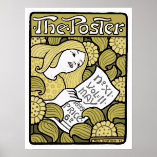 Art nouveau Poster utskrift: "Poster" av Berthon