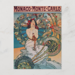 Art nouveau Poster vykort