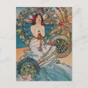 Art nouveau Poster vykort