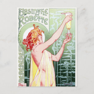 Art nouveau Poster vykort