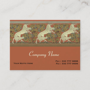 Art nouveau Prancing Horse - Anpassa Visitkort