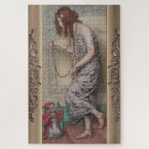 Art nouveau prinsessan och hennes apmålning
