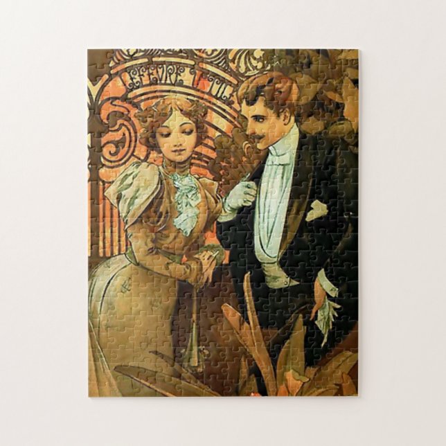 Art Nouveau-pussel Pussel (Vertikal)