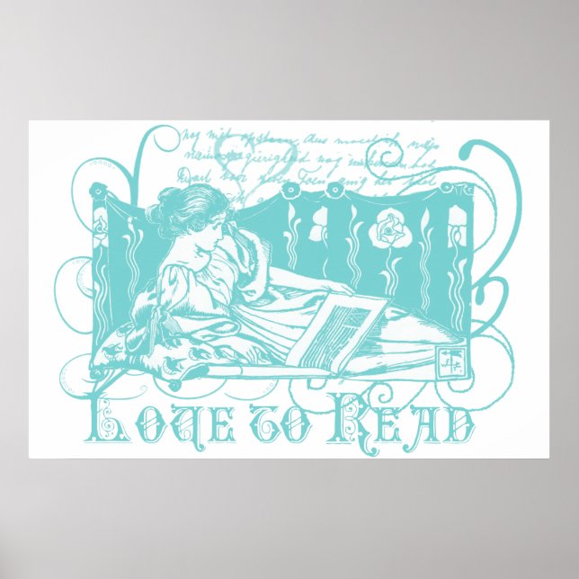 Art nouveau Reader Poster (Framsidan)