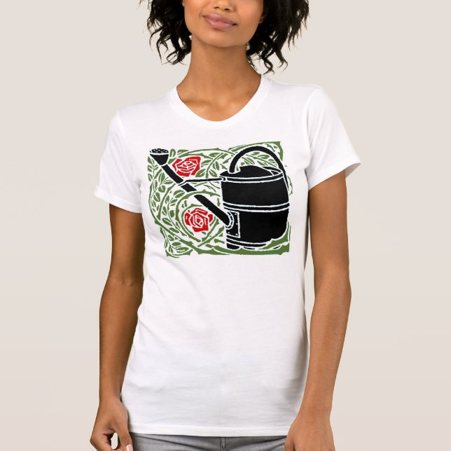 Art nouveau Ro och vattendjupet T Shirt (Framsida)