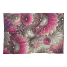 Art nouveau Rosa och Silver Fläkt