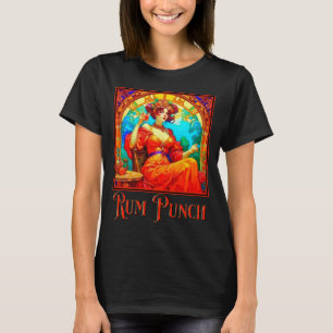 Art nouveau Rum Slår T Shirt