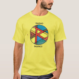 Art nouveau Rune Raidho - Balance T Shirt
