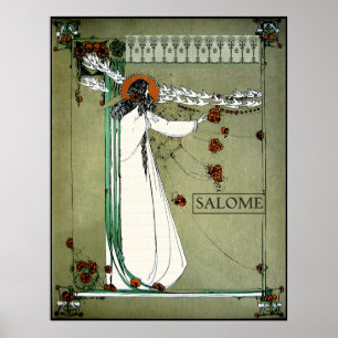 Art nouveau Salome Poster