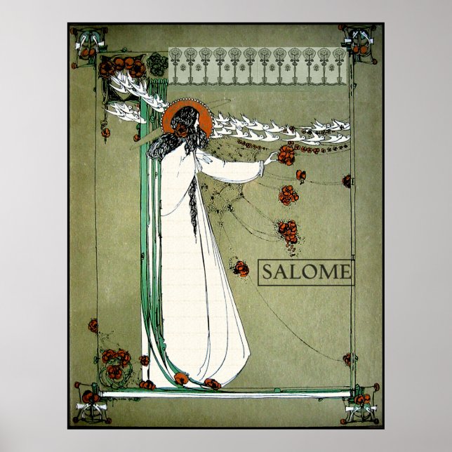 Art nouveau Salome Poster (Framsidan)