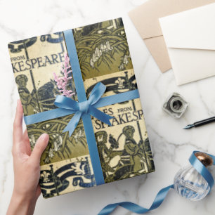 Art nouveau Shakespeare Bok Cover Presentpapper