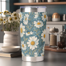 Art nouveau Shasta Daisy