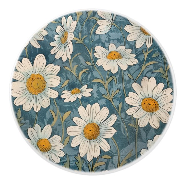 Art nouveau Shasta Daisy Knopp (Framsidan)