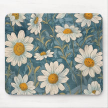 Art nouveau Shasta Daisy