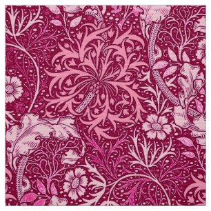 Art nouveau Sjögräs Blommigt, Fuchsias Rosa Tyg
