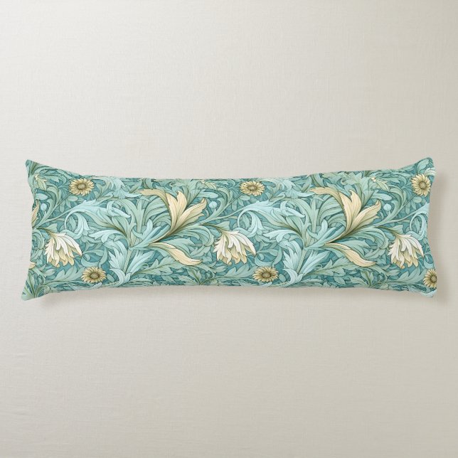 Art nouveau,Skakmönster,Organiskt,Kurvstyrt linjer Kroppskudde (Framsidan)