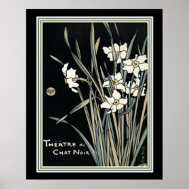 art nouveau Skriv ut "Theater de Chatta Noir" Poster