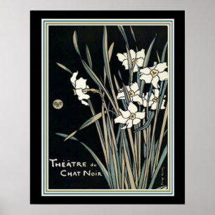 art nouveau Skriv ut "Theater de Chatta Noir" Poster
