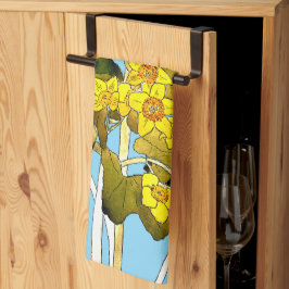 Art Nouveau Smörblommor Kökshandduk