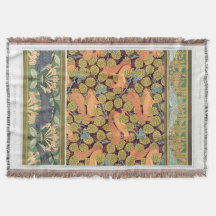 Art nouveau squirrel bird blommigt art verneuil