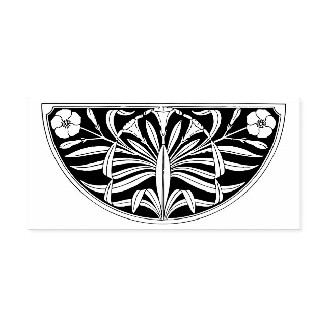 Art nouveau stämpel (Tryck)