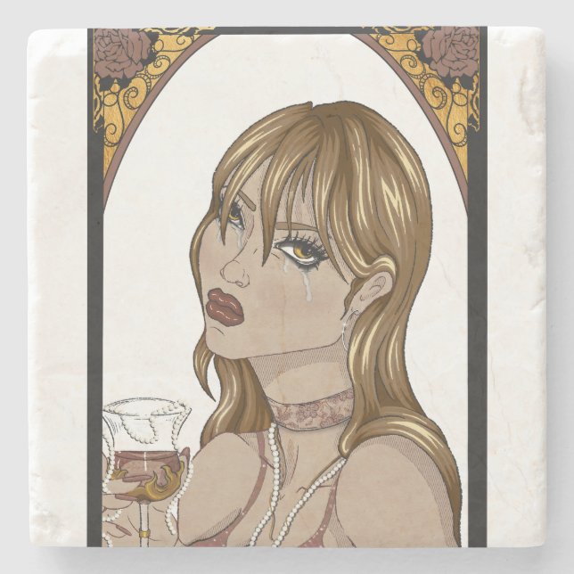 Art Nouveau Stenunderlägg (Framsidan)