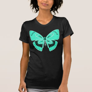 Art nouveau Stil Butterfly Aqua Tee