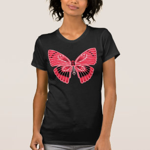Art nouveau Stil Butterfly Coral Tee