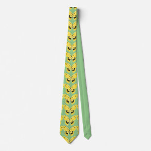 Art nouveau Stil Butterfly Gult Slips