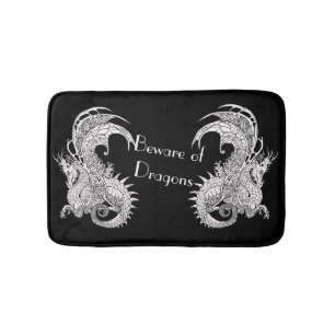 Art nouveau stil Dragon Badrumsmatta