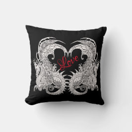 Art nouveau stil Dragon Kudde