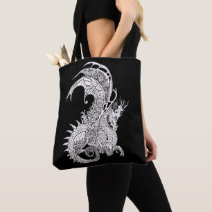 Art nouveau Stil Dragon Tygkasse