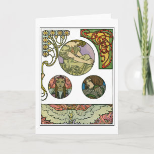 Art nouveau Stil, Mucha Kort